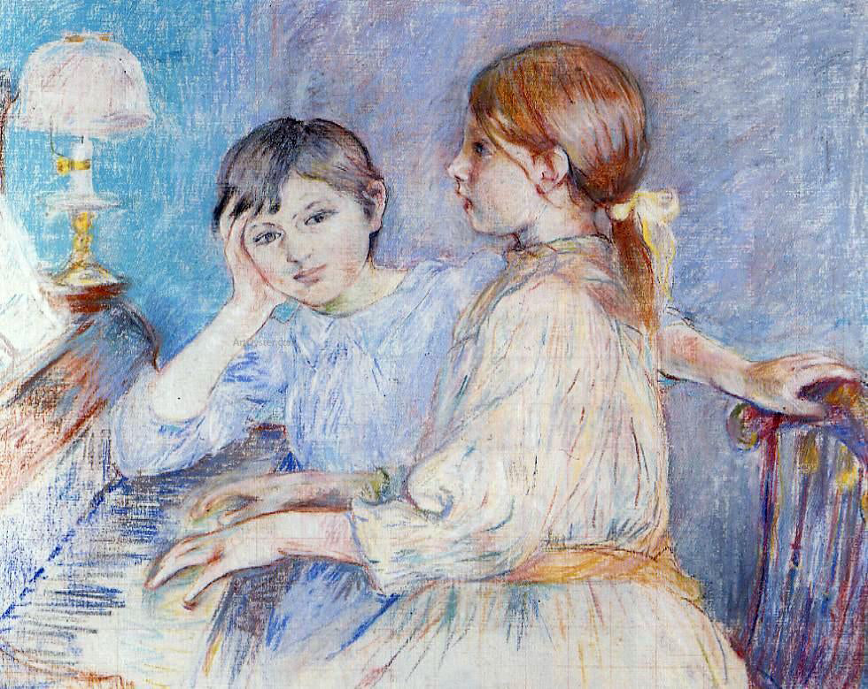 Berthe Morisot A Piano - Hand Painted Oil Painting