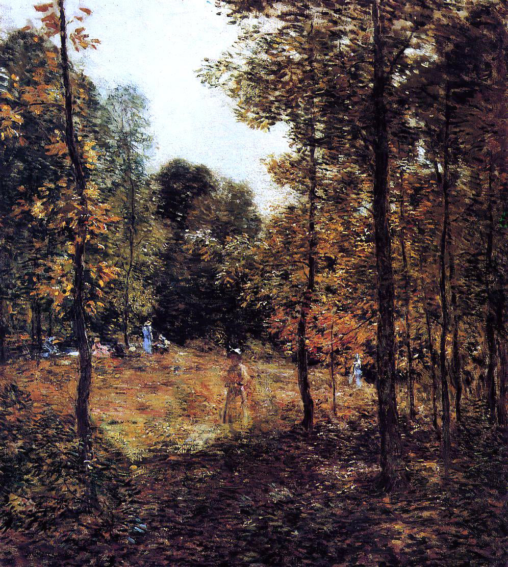  Willard Leroy Metcalf The Picnic - Hand Painted Oil Painting