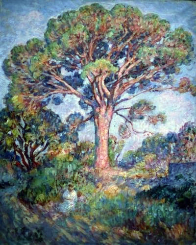 Henri Lebasque The Pine Tree - Hand Painted Oil Painting