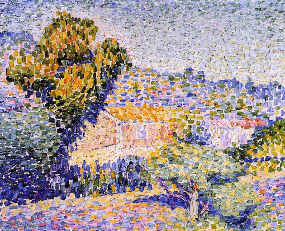 Henri Edmond Cross The Pink House - Hand Painted Oil Painting