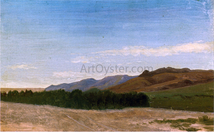 Albert Bierstadt The Plains Near Fort Laramie - Hand Painted Oil Painting