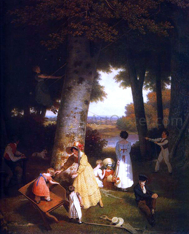 Jacques-Laurent Agasse The Playground - Hand Painted Oil Painting