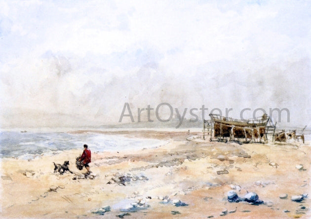 William of Eton The Point, Beaumaris, Anglesey - Hand Painted Oil Painting