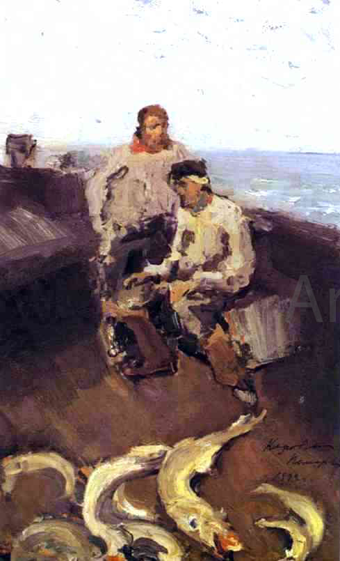 Constantin Alexeevich Korovin The Pomors - Hand Painted Oil Painting