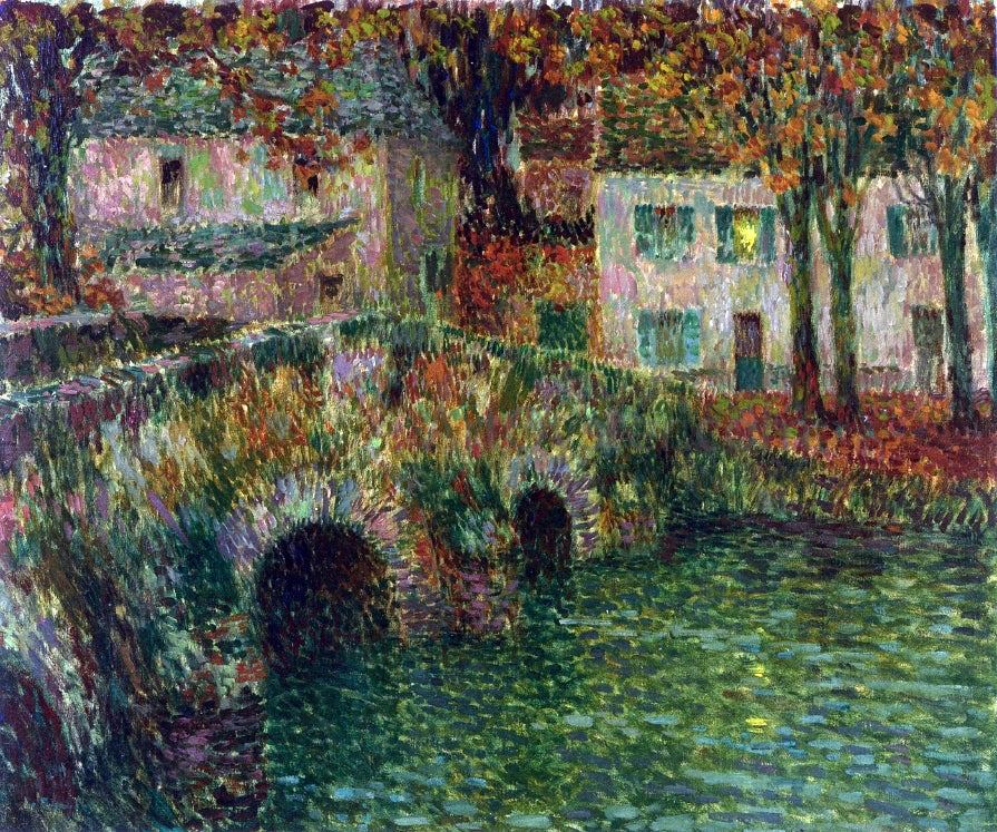 Henri Le Sidaner Pond de Pierre - Hand Painted Oil Painting