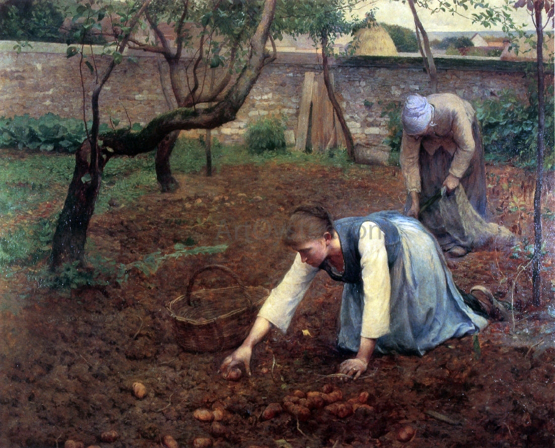 Guy Orlando Rose The Potato Gatherers - Hand Painted Oil Painting