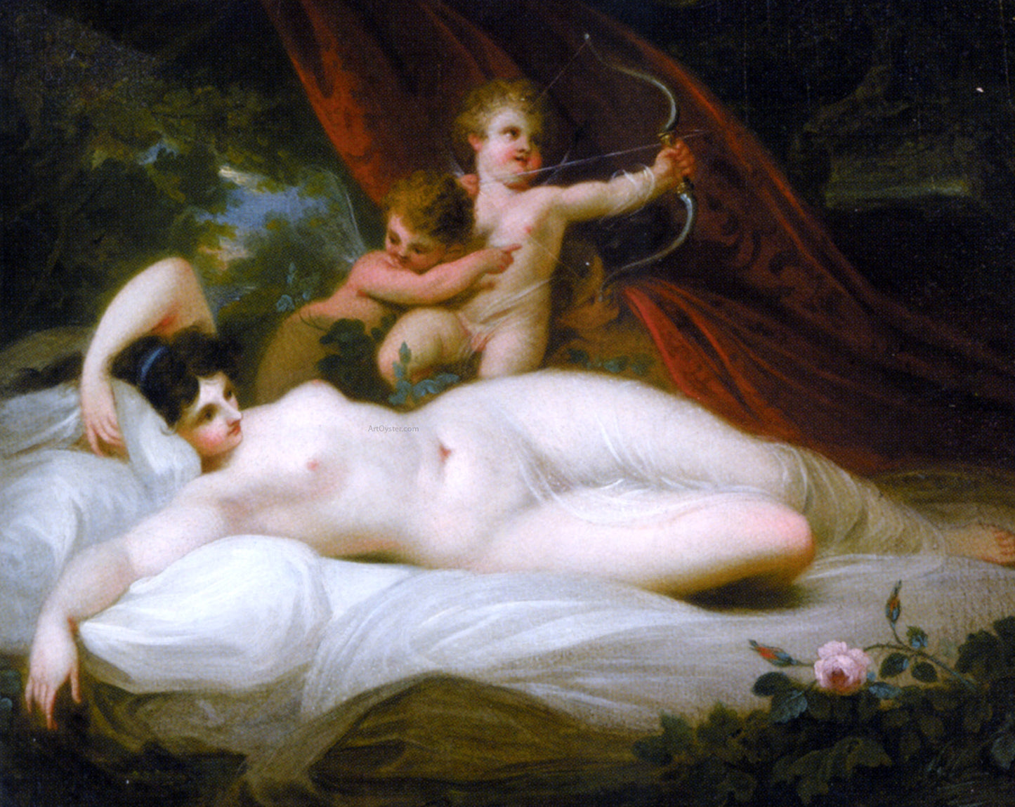 Richard Westall The Power of Venus - Hand Painted Oil Painting