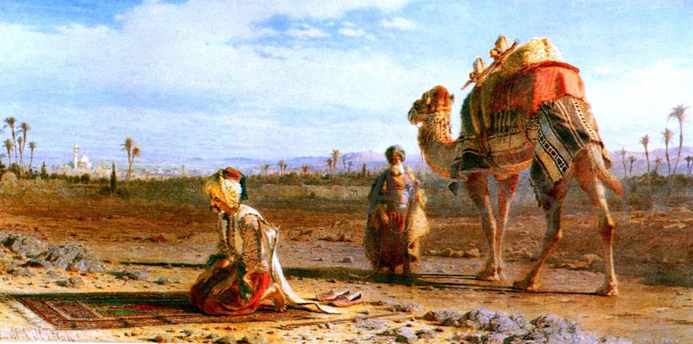 Carl Haag The Prayer - Hand Painted Oil Painting