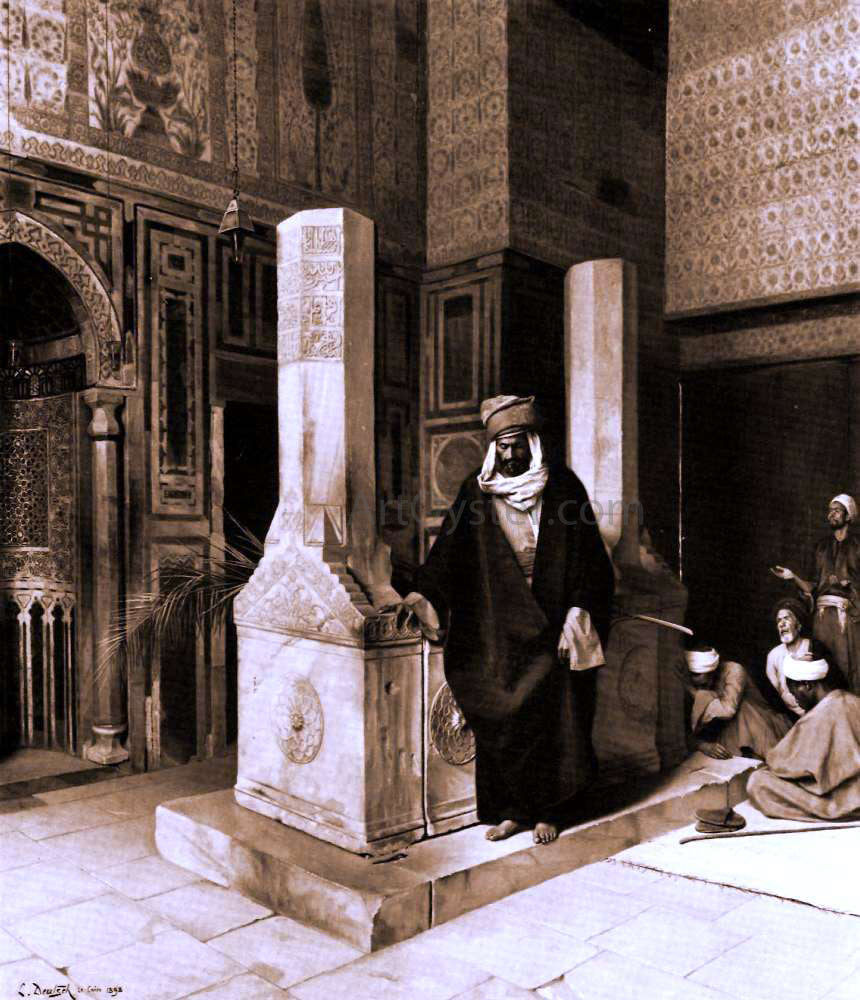 Ludwig Deutsch The Prayer at the Tomb - Hand Painted Oil Painting