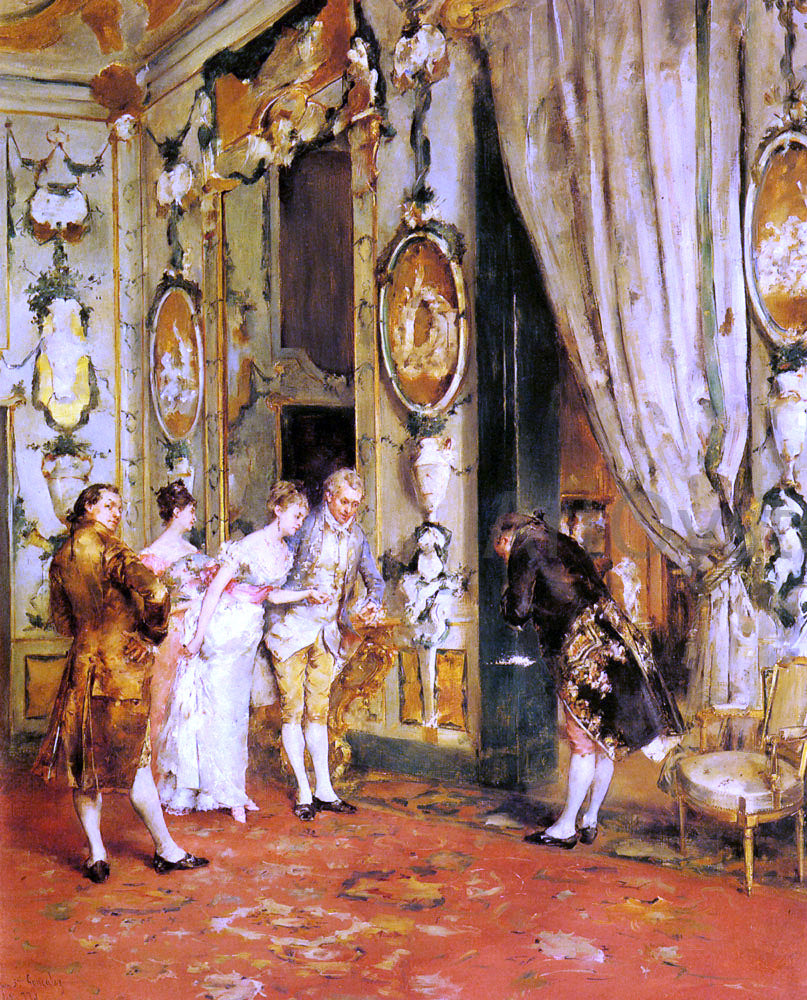 Juan Antonio Gonzalez The Presentation - Hand Painted Oil Painting