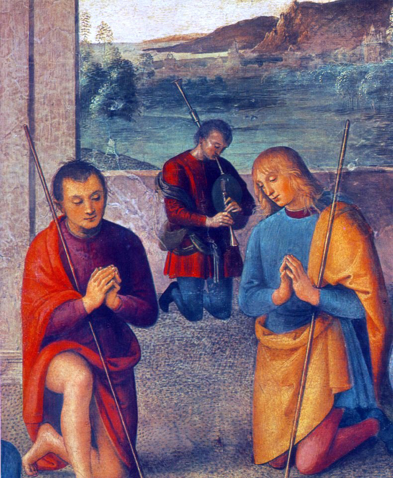 Pietro Perugino The Presepio (detail) - Hand Painted Oil Painting