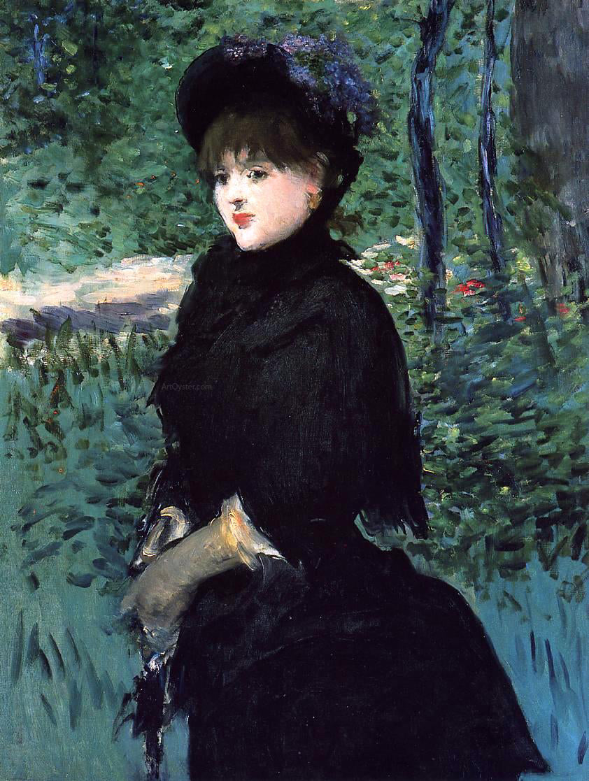 Edouard Manet The Promenade - Hand Painted Oil Painting