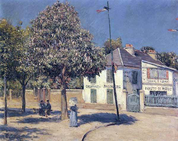 Gustave Caillebotte The Promenade at Argenteuil - Hand Painted Oil Painting