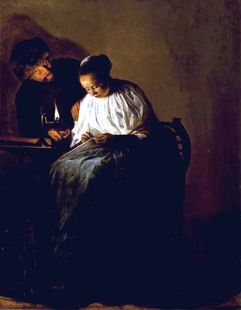 Judith Leyster The Proposition - Hand Painted Oil Painting