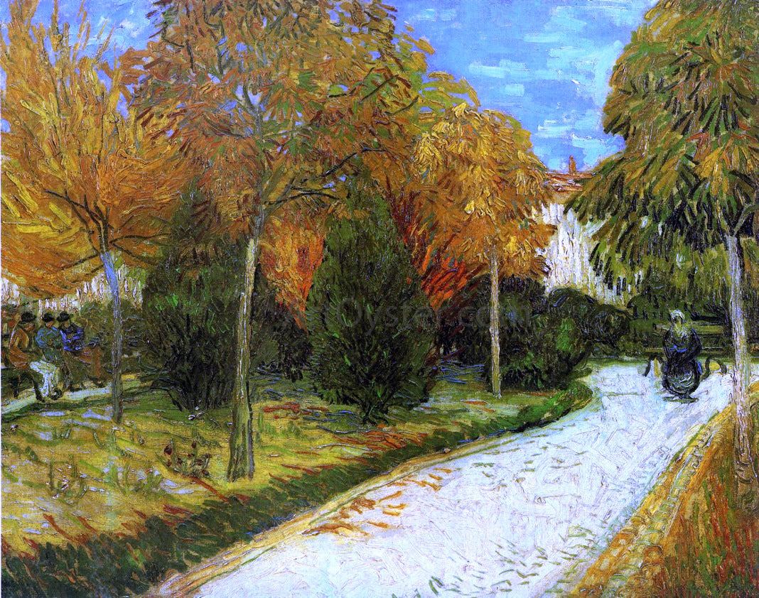 Vincent Van Gogh The Public Park at Arles - Hand Painted Oil Painting