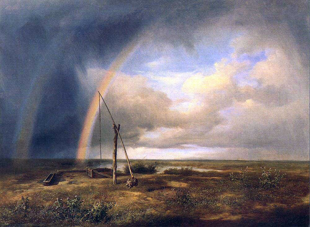 The Elder Karoly Marko The Puszta - Hand Painted Oil Painting