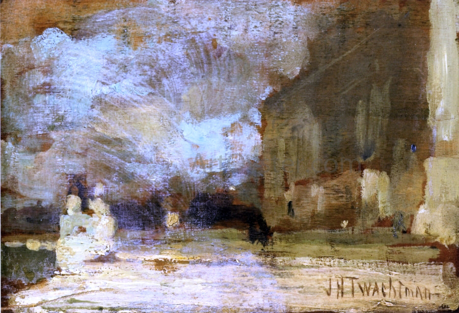 John Twachtman The Quai, Venice - Hand Painted Oil Painting