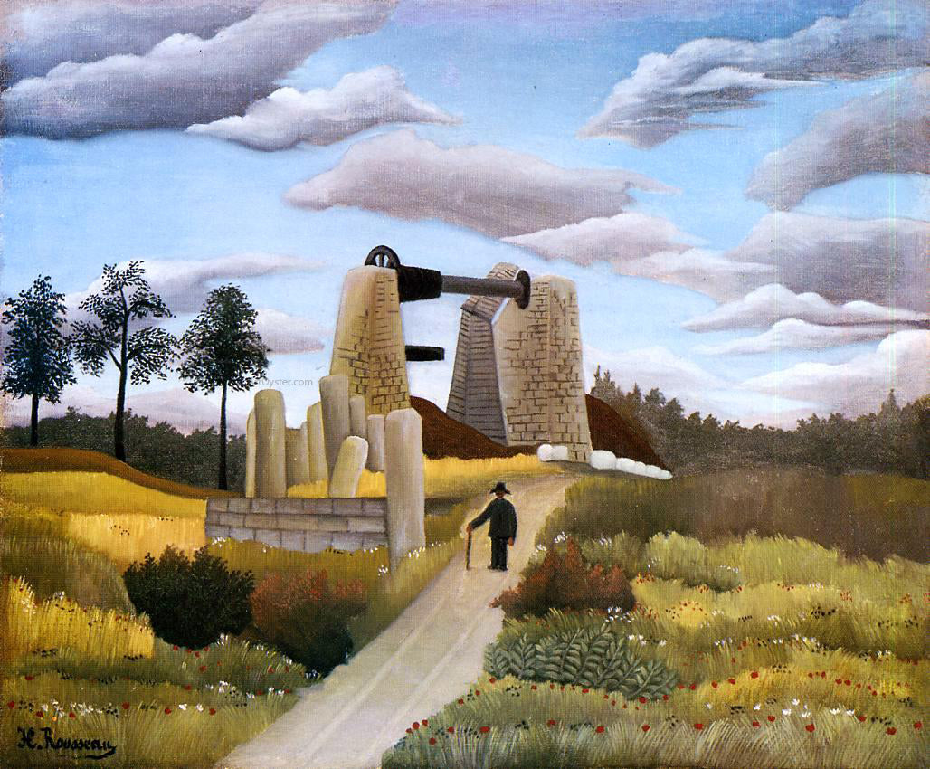 Henri Rousseau Quarry - Hand Painted Oil Painting