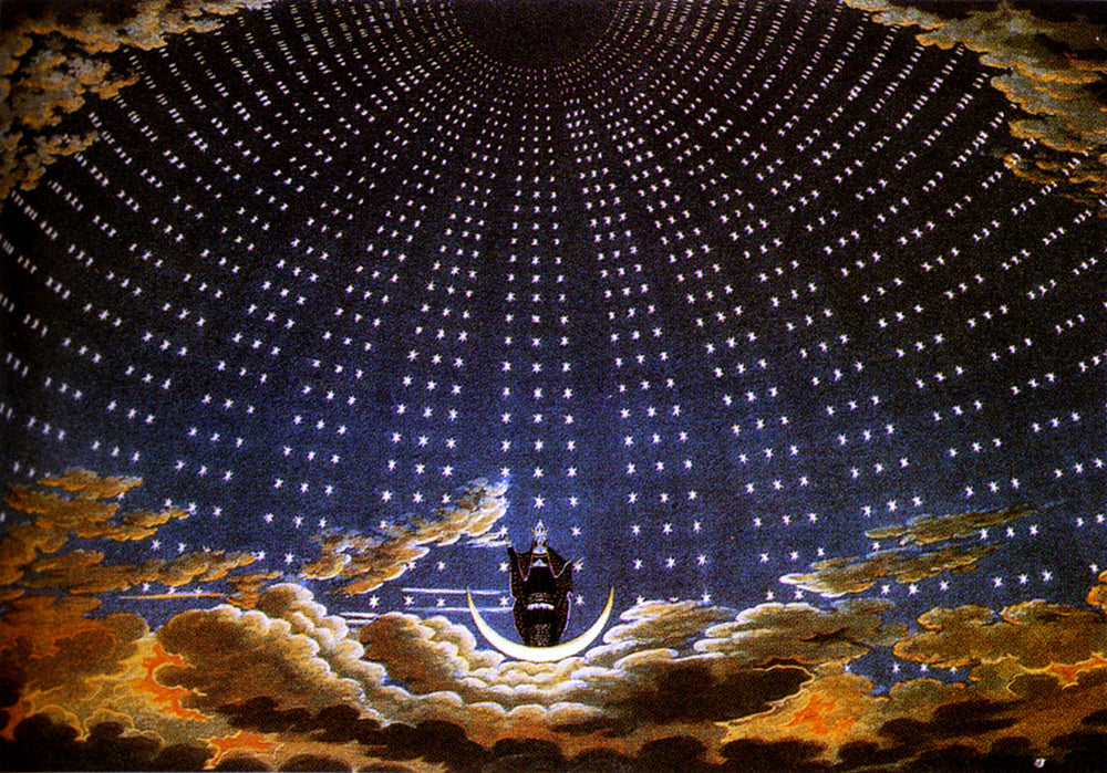 Karl Friedrich Schinkel The Queen Of The Night - Hand Painted Oil Painting