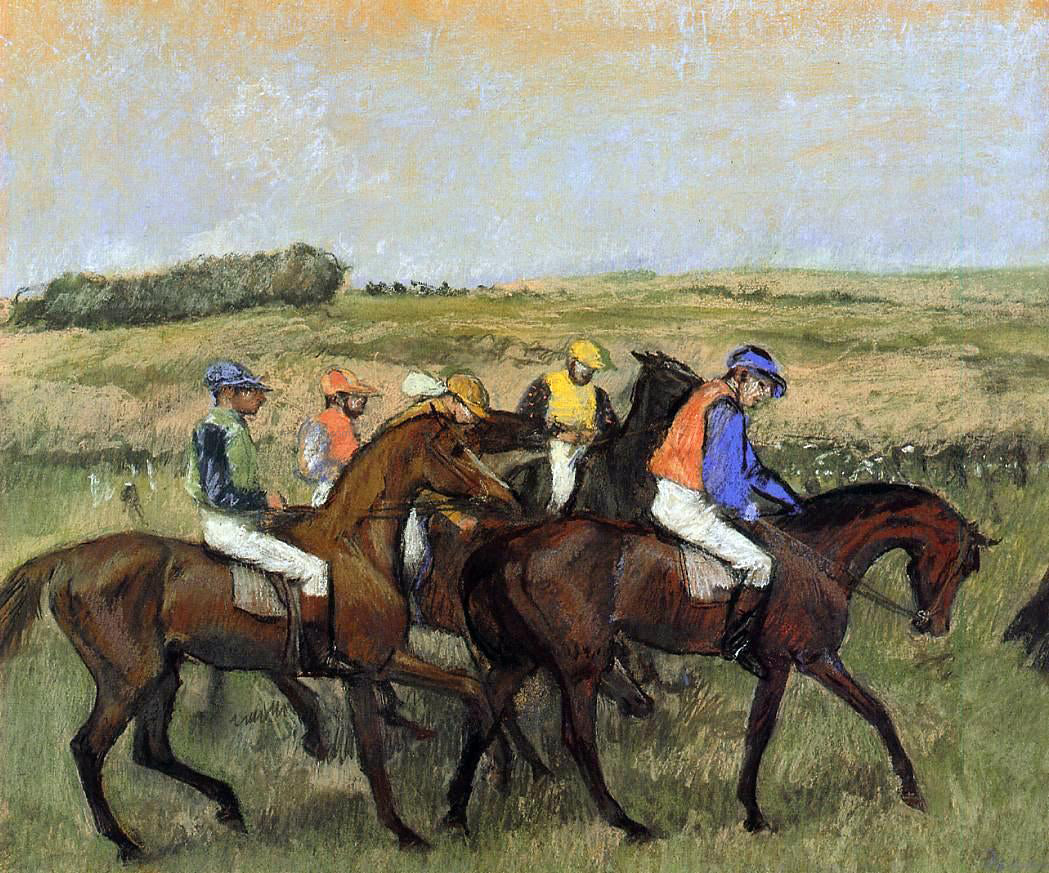 Edgar Degas The Racecourse - Hand Painted Oil Painting