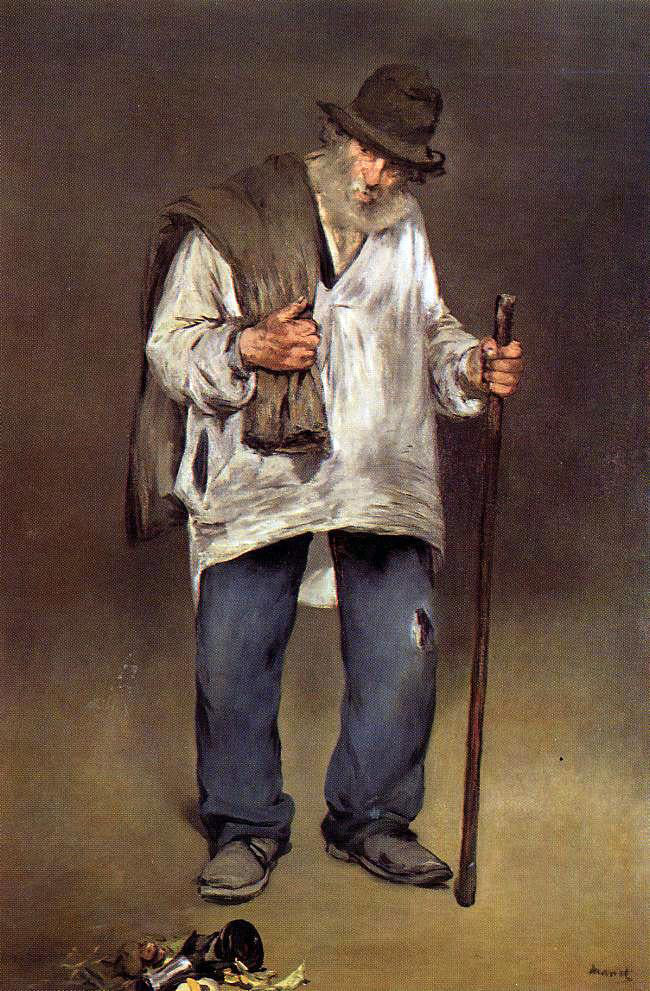 Edouard Manet The Ragpicker - Hand Painted Oil Painting