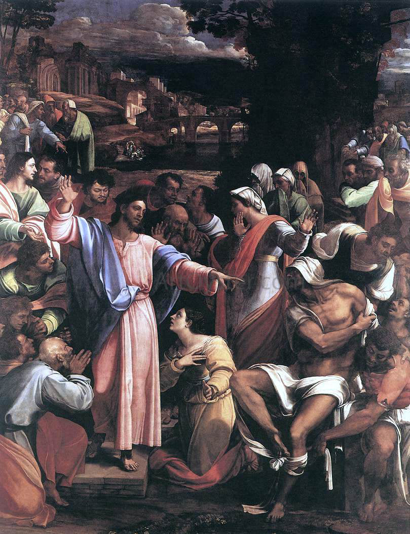 Sebastiano Del Piombo The Raising of Lazarus - Hand Painted Oil Painting
