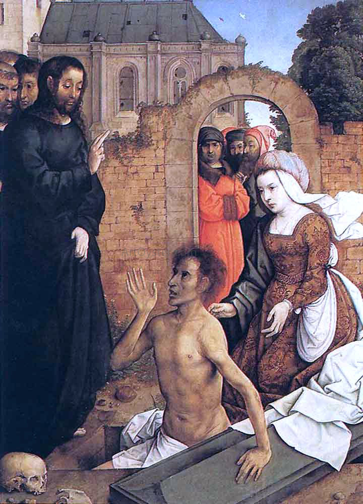 Juan De Flandes The Raising of Lazarus - Hand Painted Oil Painting