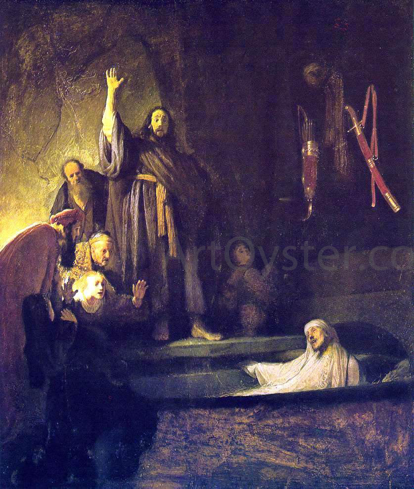  Rembrandt Van Rijn The Raising of Lazarus - Hand Painted Oil Painting