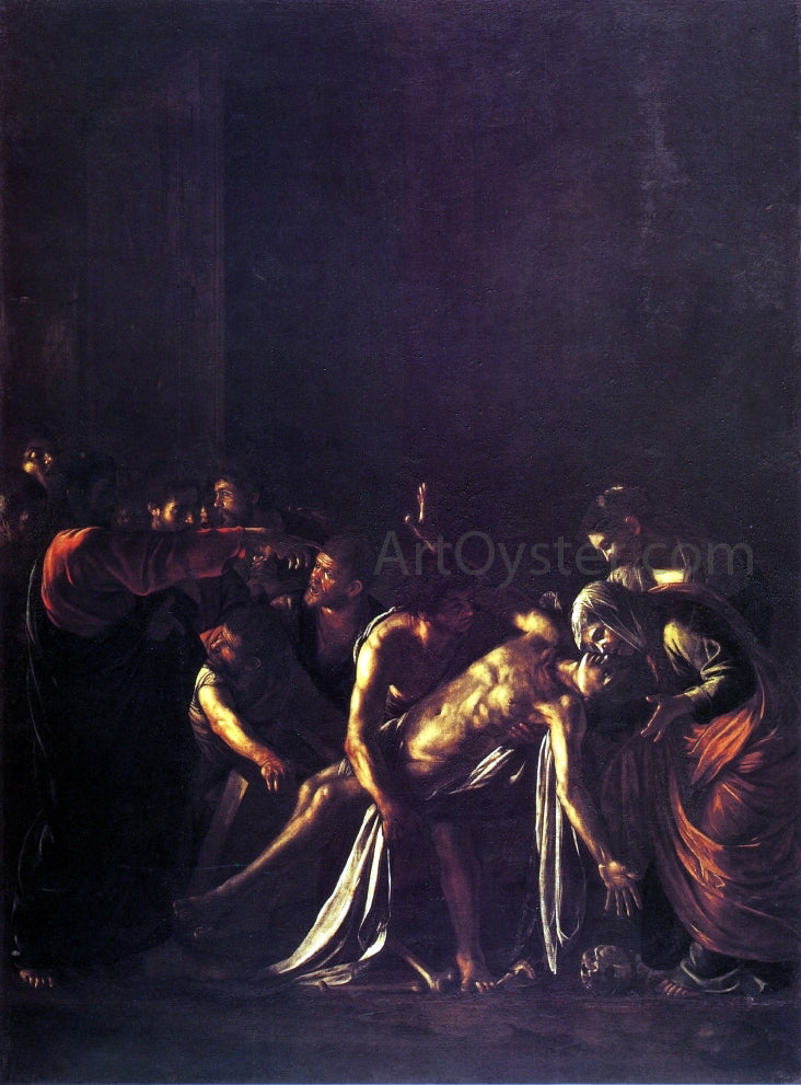 Caravaggio The Raising of Lazarus - Hand Painted Oil Painting