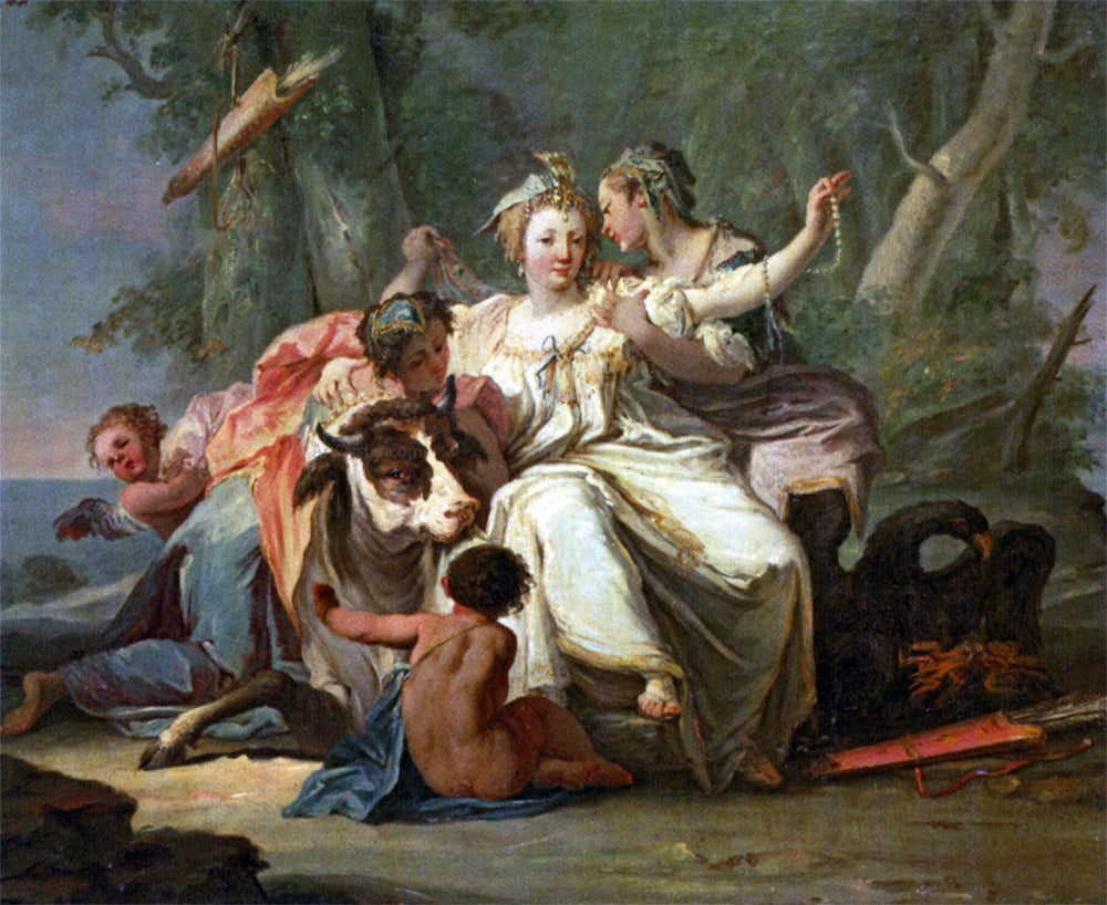 Giovanni Battista Crosato The Rape of Europa - Hand Painted Oil Painting