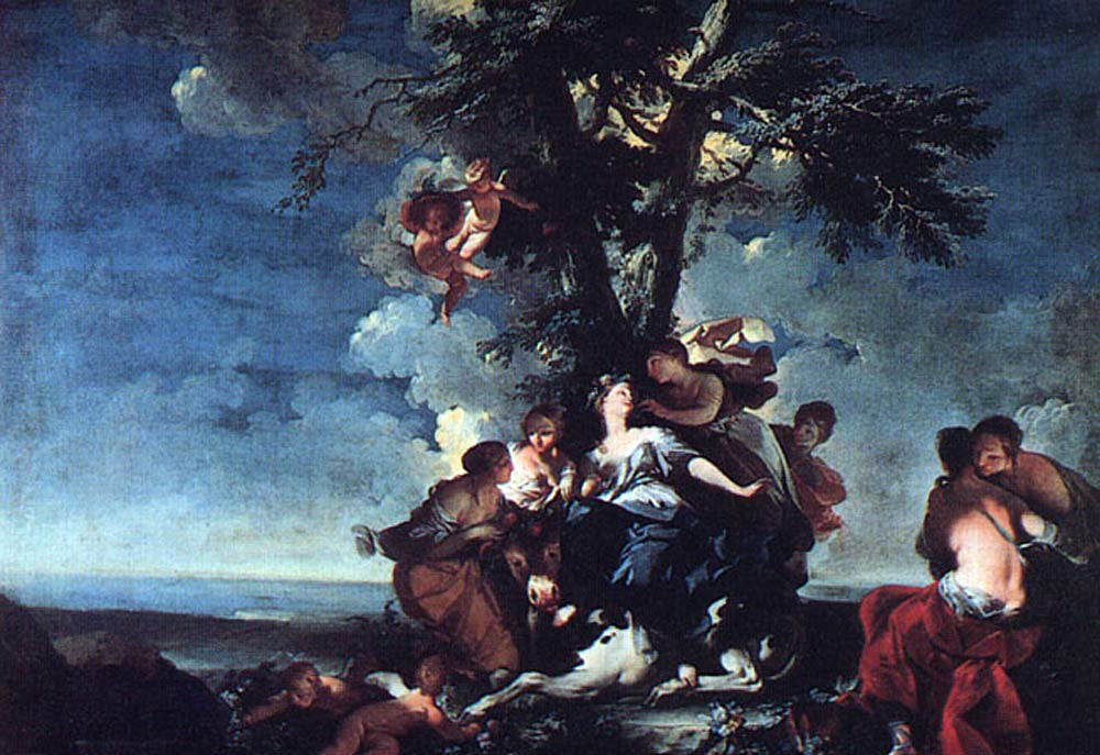  Giovanni Domenico Ferretti The Rape of Europa - Hand Painted Oil Painting