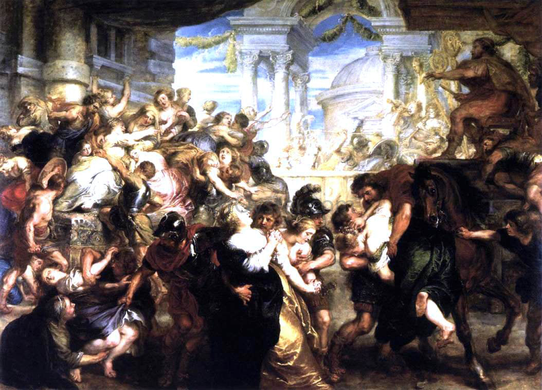 Peter Paul Rubens The Rape of the Sabine Women - Hand Painted Oil Painting