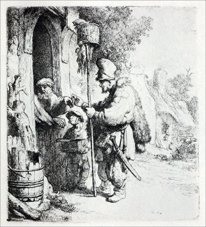 Rembrandt Van Rijn The Rat Killer - Hand Painted Oil Painting