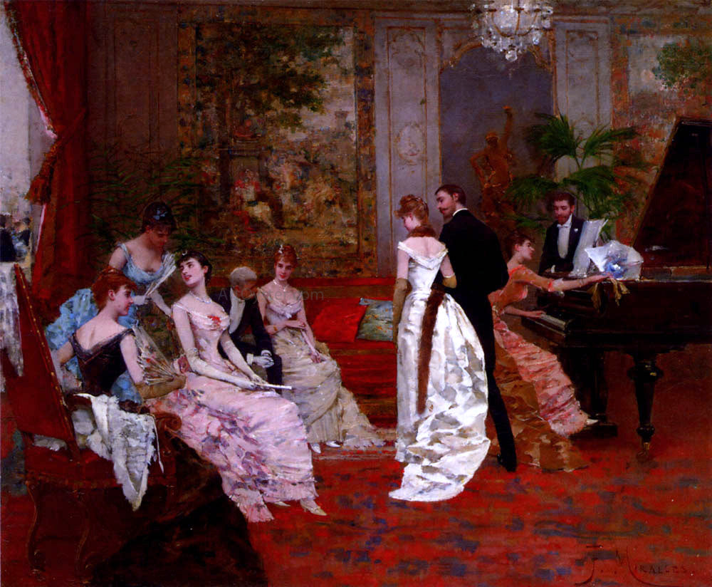 Francisco Miralles The Recital - Hand Painted Oil Painting