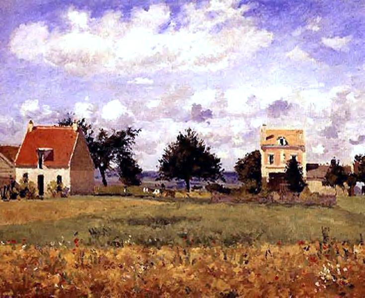 Camille Pissarro The Red House - Hand Painted Oil Painting