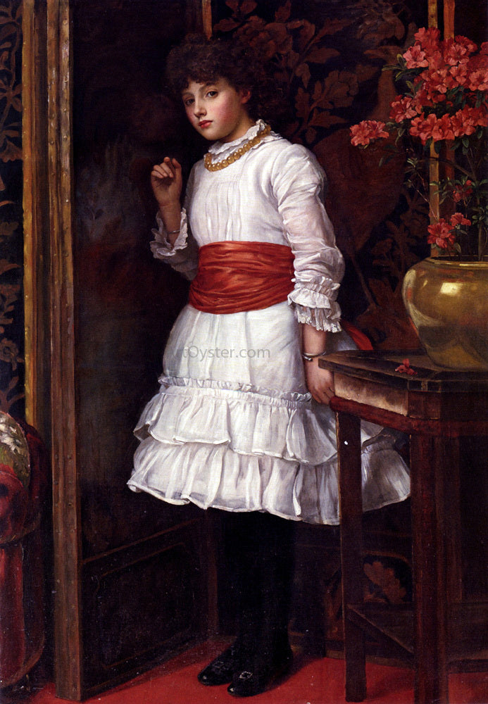 Maria Matilda Brooks The Red Sash - Hand Painted Oil Painting