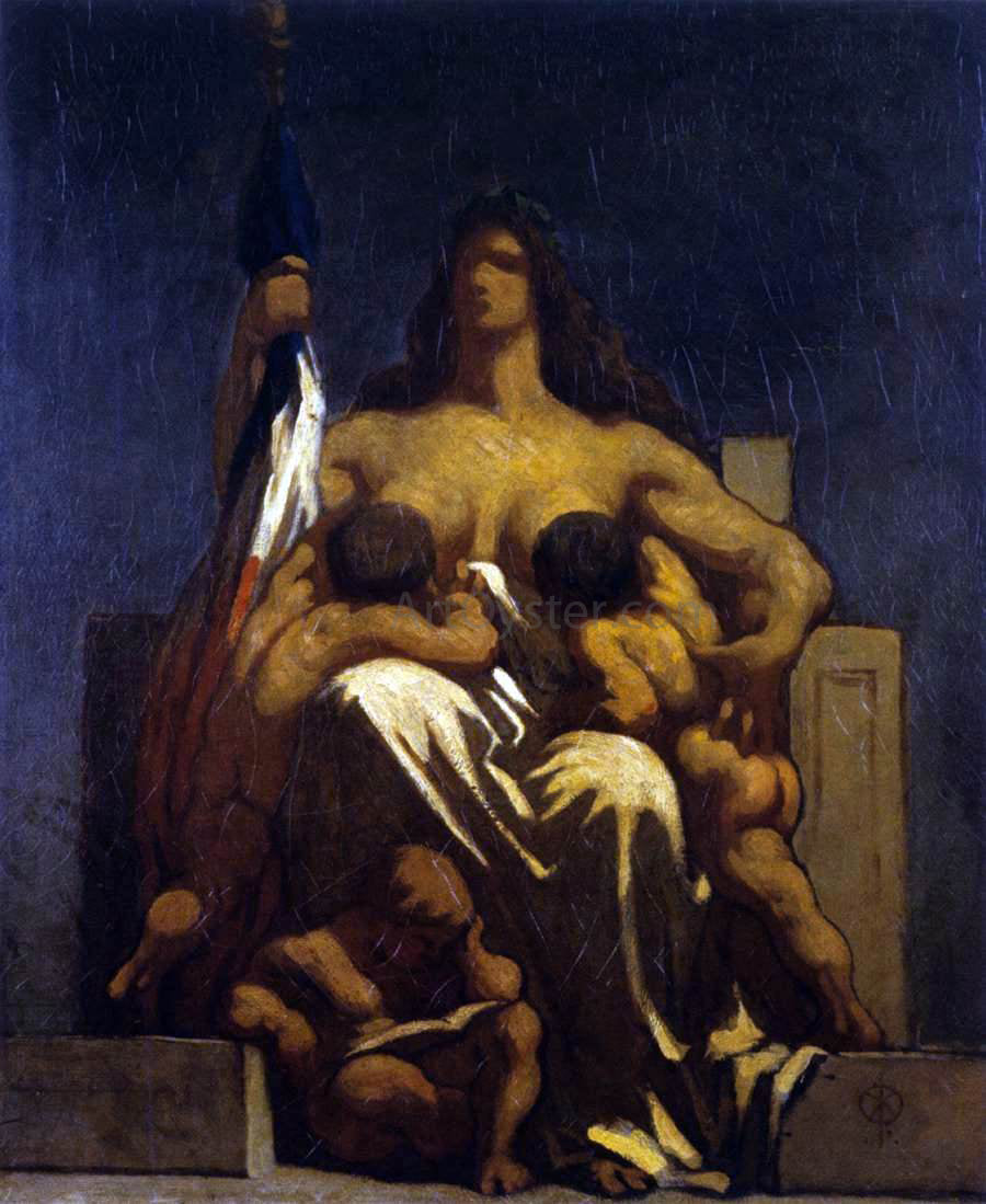 Honore Daumier The Republic - Hand Painted Oil Painting