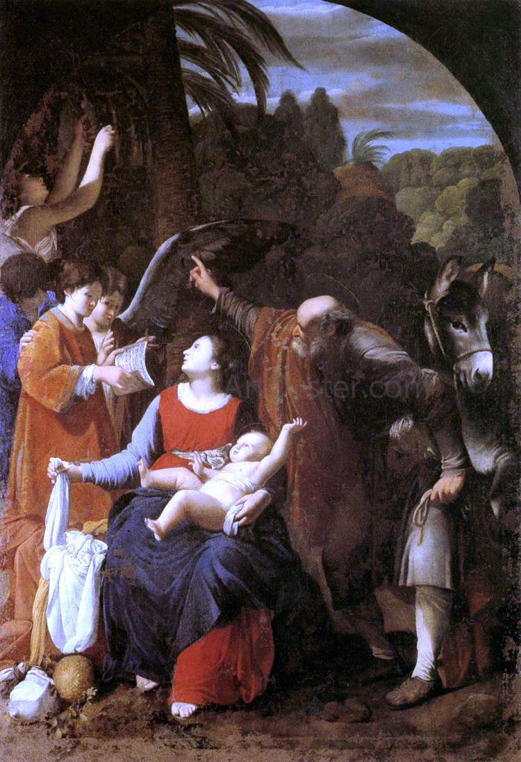 Carlo Saraceni The Rest on the Flight into Egypt - Hand Painted Oil Painting
