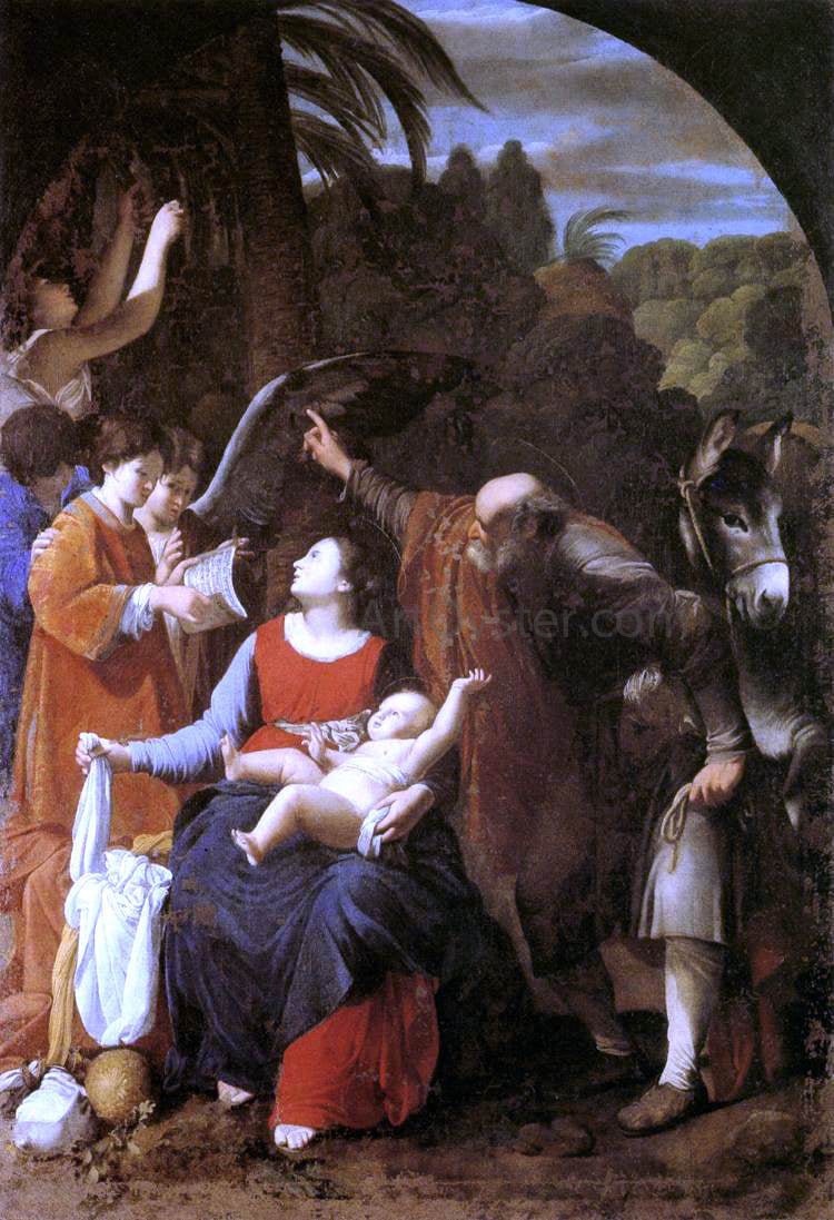  Carlo Saraceni The Rest on the Flight into Egypt - Hand Painted Oil Painting