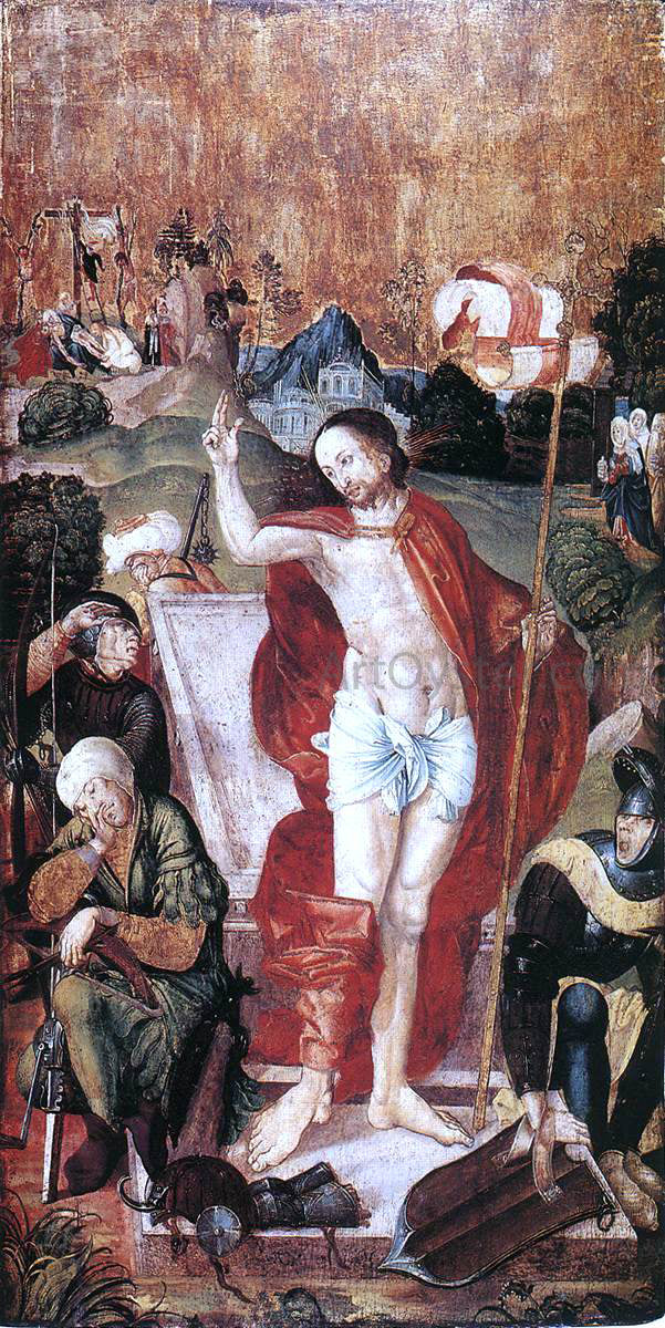 Master M S The Resurrection - Hand Painted Oil Painting