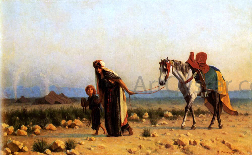  Gustave Rodolphe Boulanger The Return - Hand Painted Oil Painting