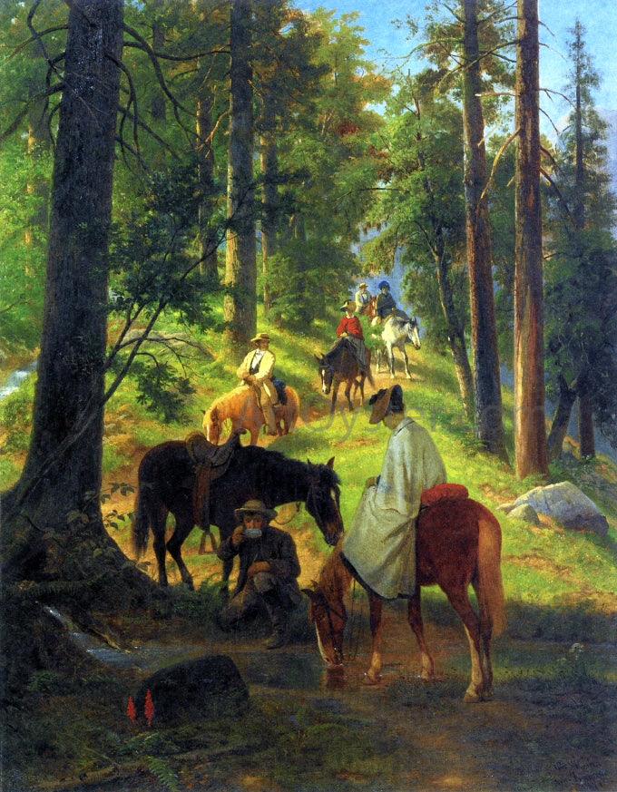 William Hahn The Return from Glacier Point - Hand Painted Oil Painting