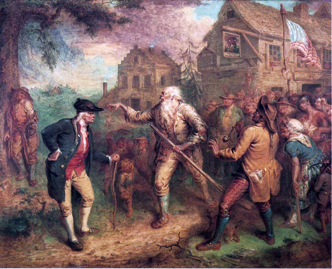 John Quidor The Return of Rip Van Winkle - Hand Painted Oil Painting