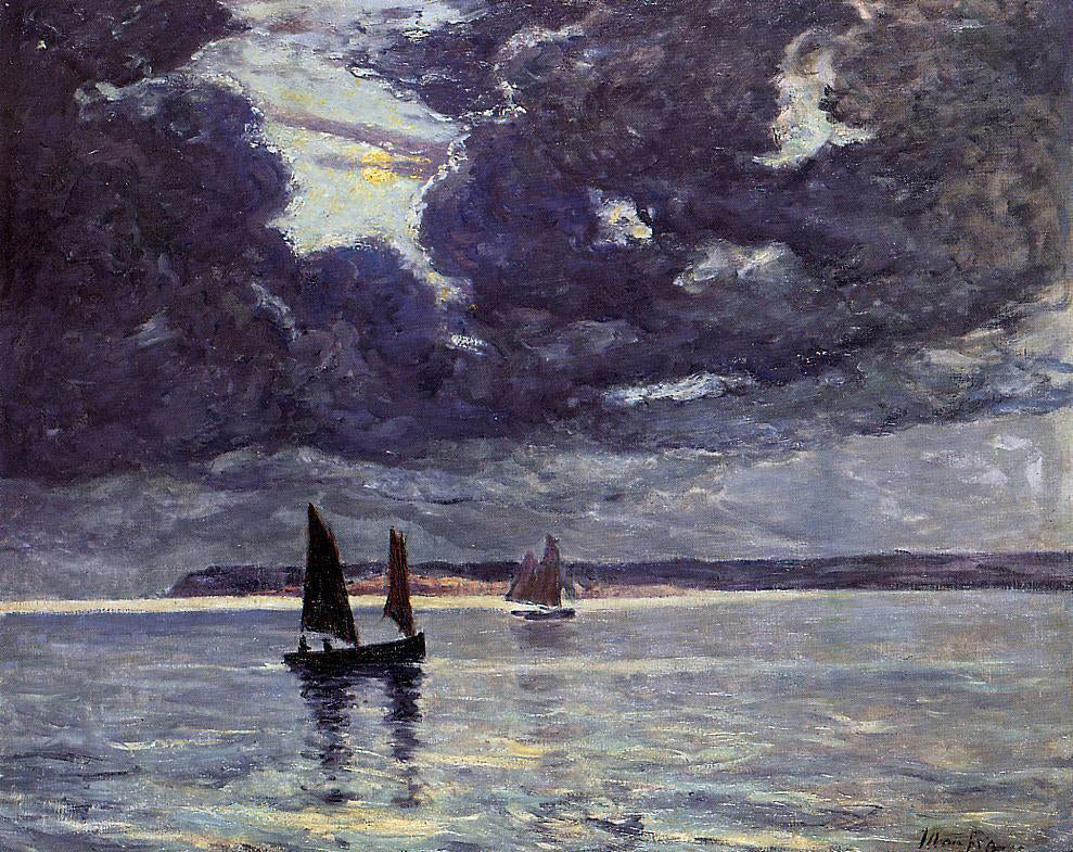 Maxime Maufra The Return of the Fishing Boats - Hand Painted Oil Painting