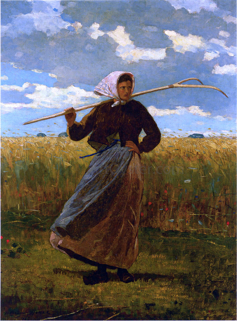 Winslow Homer The Return of the Gleaner - Hand Painted Oil Painting