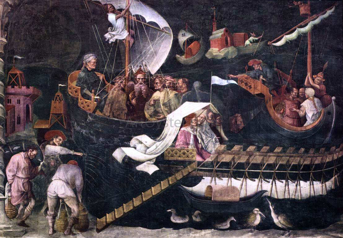 Giovanni Da Modena The Return of the Magi - Hand Painted Oil Painting
