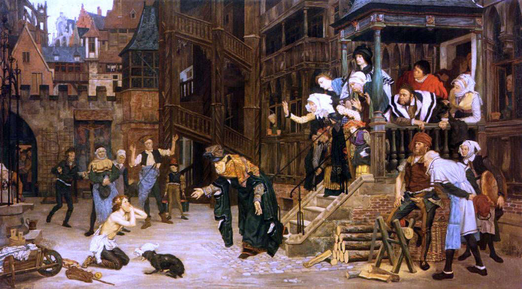 James Tissot The Return of the Prodigal Son - Hand Painted Oil Painting
