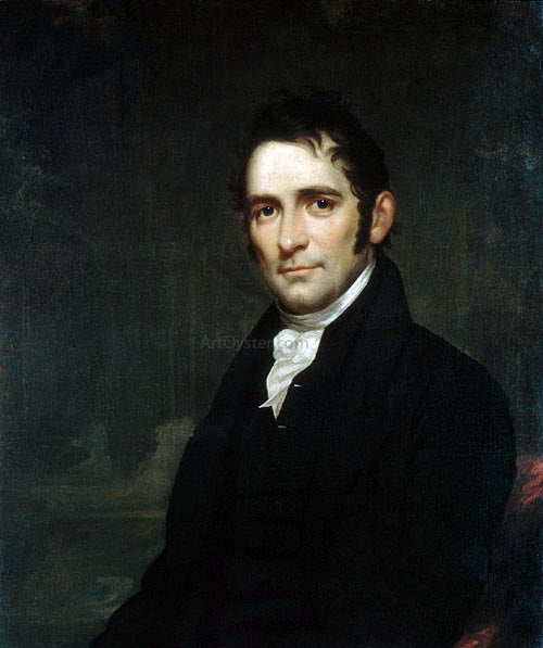 Samuel Lovett Waldo The Reverend John Brodhead Romeyn - Hand Painted Oil Painting