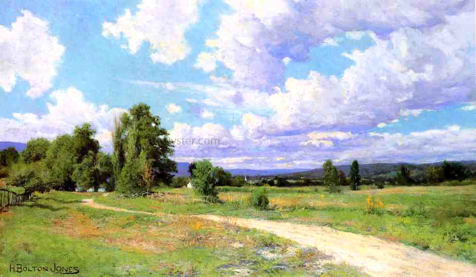 Hugh Bolton Jones The Road to the Village - Hand Painted Oil Painting