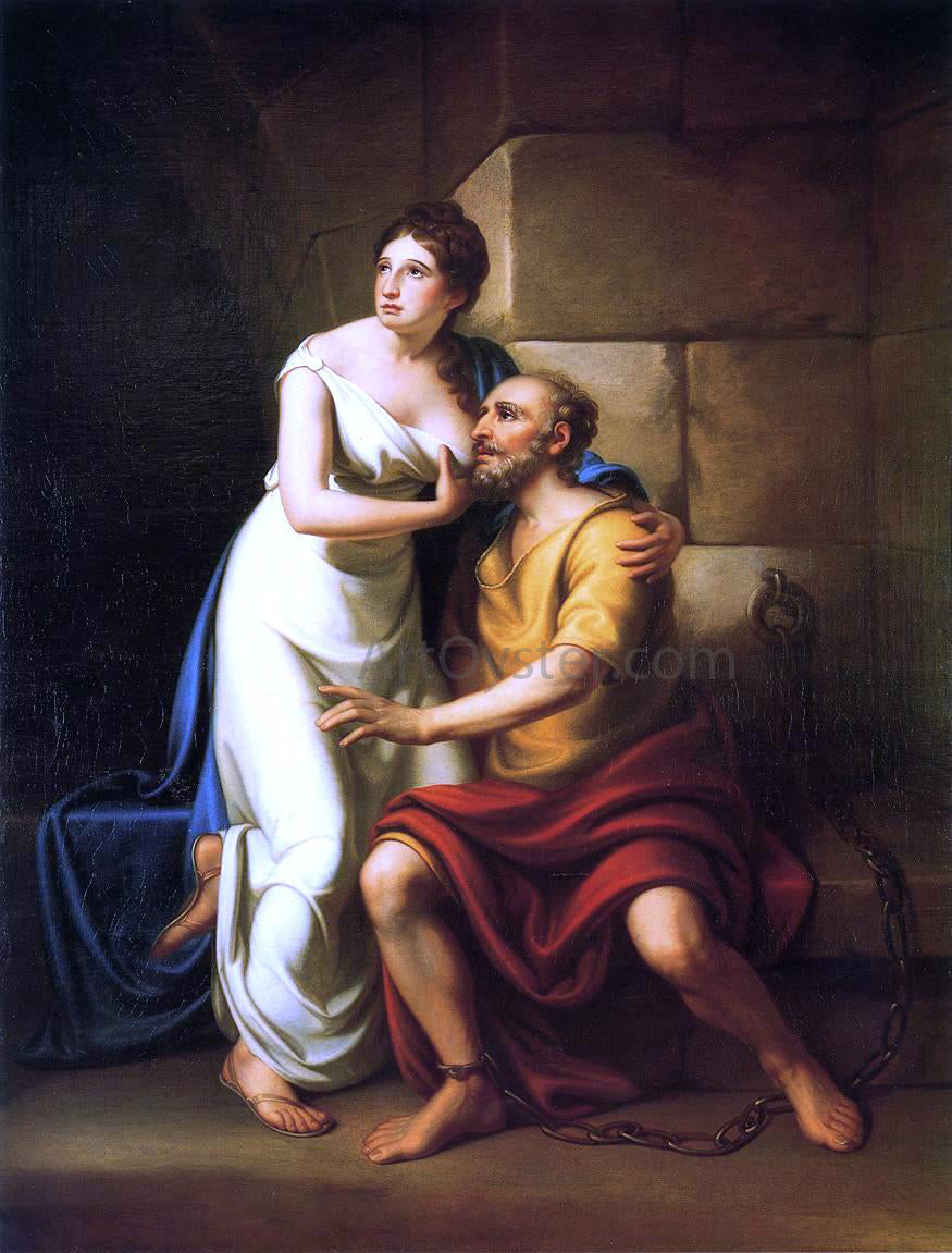 Rembrandt Peale The Roman Daughter - Hand Painted Oil Painting